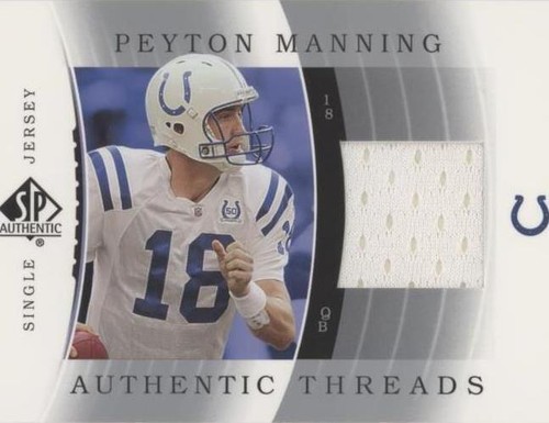 2003 SP Authentic Peyton Manning #JC-PM