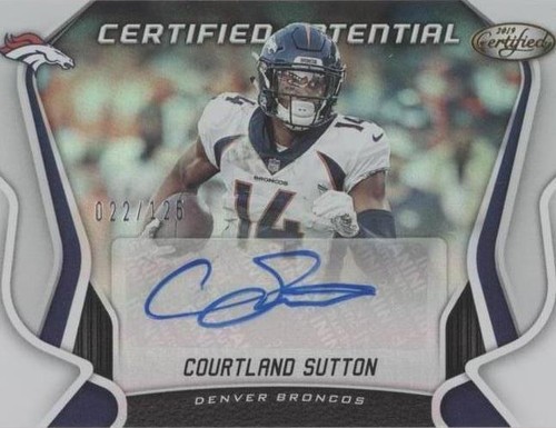 2019 Panini Certified Courtland Sutton #PS-CS