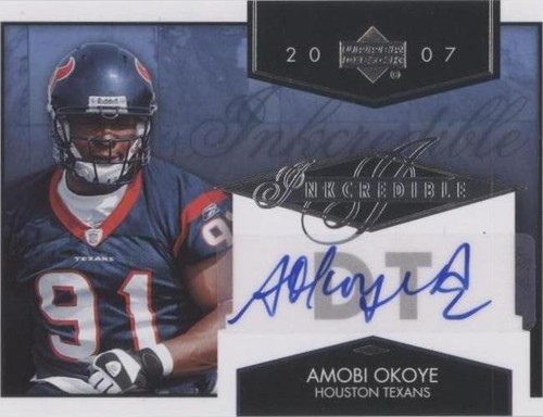 2007 Upper Deck Amobi Okoye #INK-AO