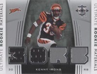 2007 Ultimate Collection Kenny Irons #URM-KI