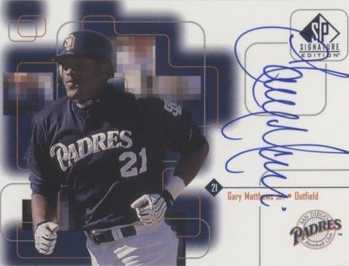 1999 SP Signature Edition - Gary Matthews Jr. #GMJ