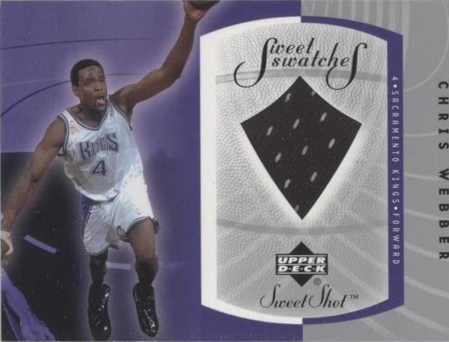 2002-03 Upper Deck Sweet Shot - Chris Webber #CW-S