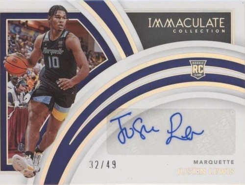2022-23 Panini Immaculate Collection Collegiate - Justin Lewis #59