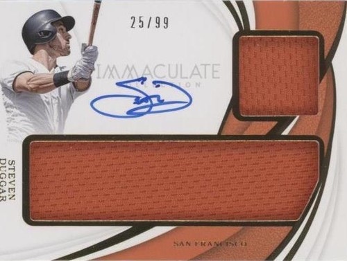 2019 Panini Immaculate Collection - Steven Duggar #D-SD