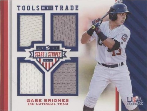 2017 Panini USA Baseball Stars & Stripes - Gabe Briones #47