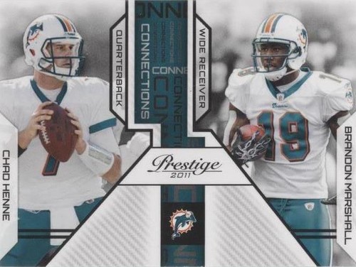 2011 Panini Prestige Brandon Marshall Chad Henne #21