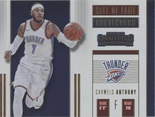 2017-18 Panini Contenders - Carmelo Anthony #5