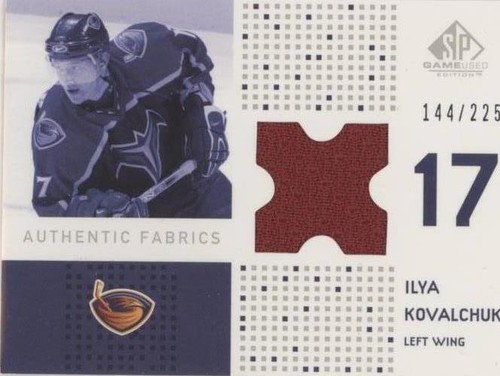 2002-03 SP Game Used - Ilya Kovalchuk #AF-KK