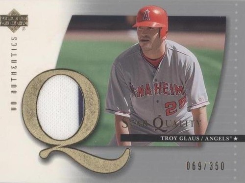2003 Upper Deck Authentics - Troy Glaus #SQ-TR