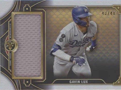 2022 Topps Triple Threads - Gavin Lux #SJR2-GL