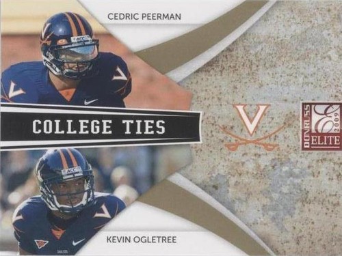 2009 Donruss Elite Cedric Peerman Kevin Ogletree #19