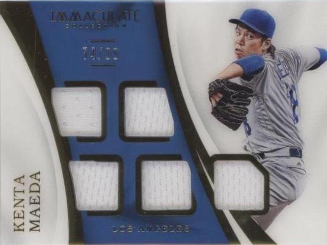 Panini Immaculate Collection 2017 - Kenta Maeda #IM-KM