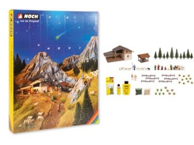 Noch 65591 - H0 Bastel-Adventskalender “Weihnachts-Krippe” - Nuovo