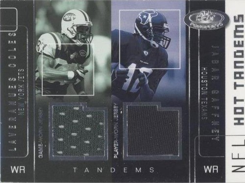 2002 Fleer Hot Prospects Jabar Gaffney Laveranues Coles #LC-JG