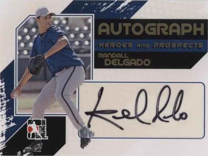 2011 In the Game Heroes and Prospects - Randall Delgado #A-RD