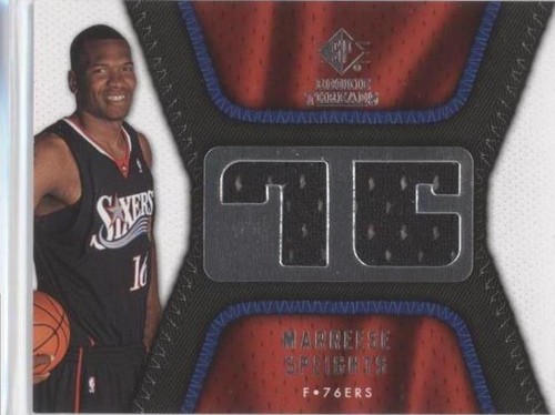 2008-09 SP Rookie Threads - Marreese Speights #RT-MS
