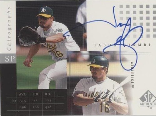 2000 SP Authentic - Jason Giambi #JG