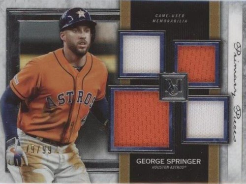 2020 Topps Museum Collection - George Springer #SPQR-GS