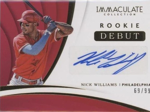 2018 Panini Immaculate Collection - Nick Williams #RDS-NW