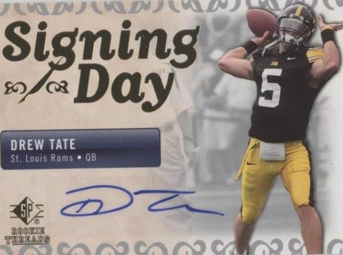 2007 SP Rookie Threads Drew Tate #SDA-DT