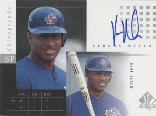 2000 SP Authentic - Vernon Wells #VW