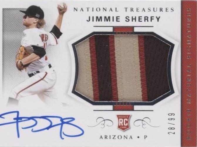 2018 Panini National Treasures - Jimmie Sherfy #47