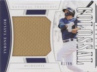 2020 Panini National Treasures - Tyrone Taylor #RCM-TT