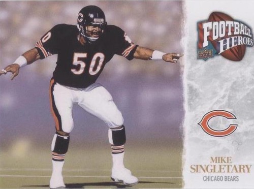 2009 Upper Deck Football Heroes Legend Blue /99 Mike