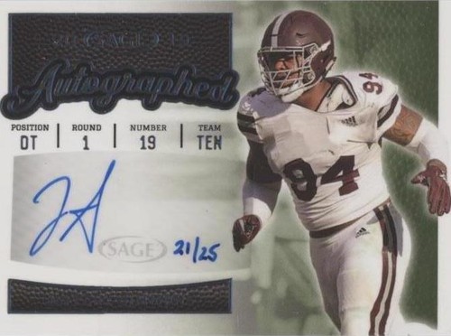 2019 Sage Jeffery Simmons #SA34