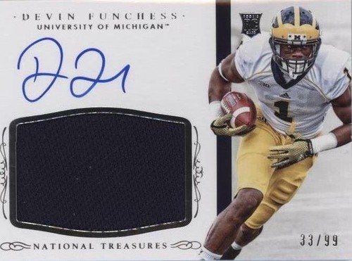 2015 Panini National Treasures College Devin Funchess #311