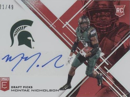 2017 Panini Elite Draft Picks Montae Nicholson #245