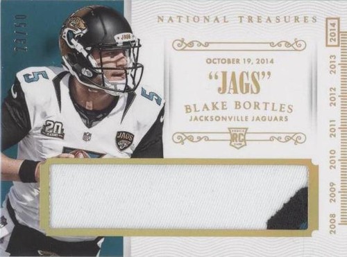 2014 Panini National Treasures Blake Bortles #TM-BB