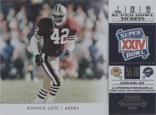 2011 Playoff Contenders Ronnie Lott #17