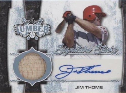 2021 Leaf Lumber - Jim Thome #SS-JT1