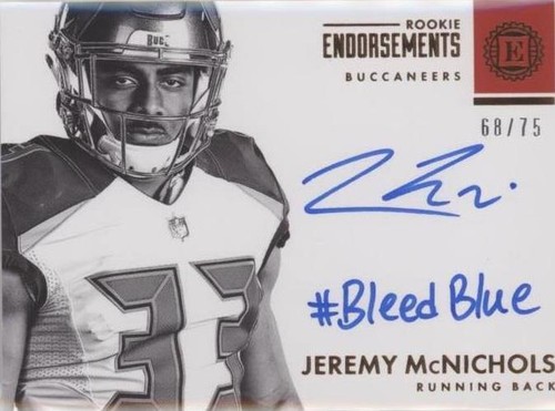 2017 Panini Encased Jeremy McNichols #RE-JMN