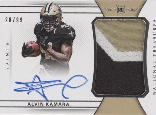 2017 Panini National Treasures Alvin Kamara #195