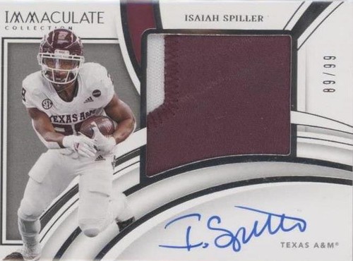 2022 Panini Immaculate Collection Collegiate Isaiah Spiller #PP11