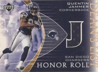 2003 Upper Deck Honor Roll Quentin Jammer #DL-QJ