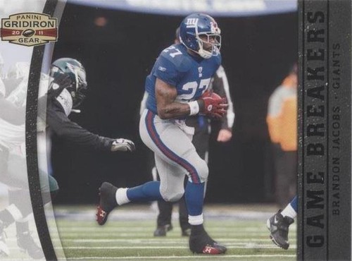 2011 Panini Gridiron Gear Brandon Jacobs #28