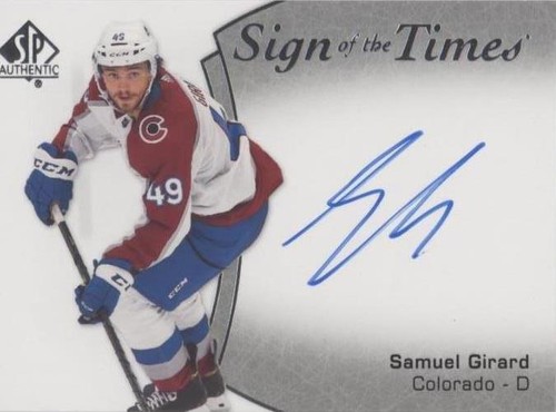 2021-22 SP Authentic - Samuel Girard #SOTT-SG