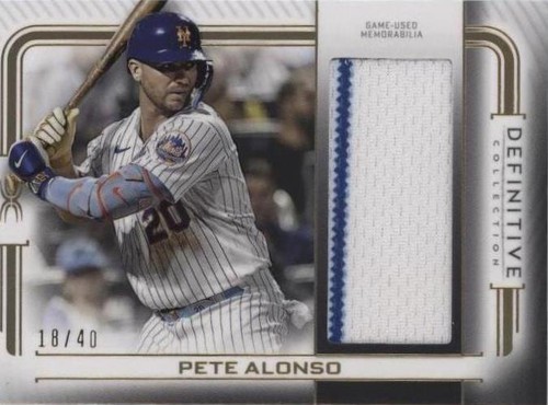 2023 Topps Definitive Collection - Pete Alonso #DJR-PA