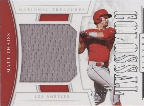 2020 Panini National Treasures - Matt Thaiss #RCM-MT