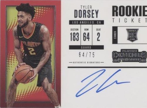 2017-18 Panini Contenders - Tyler Dorsey #139