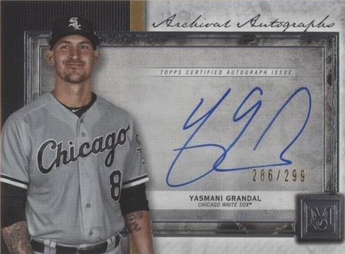 2020 Topps Museum Collection - Yasmani Grandal #AA-YG
