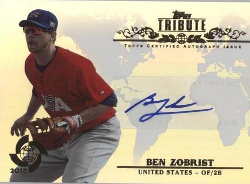 2013 Topps Tribute WBC - Ben Zobrist #WTA-BZ