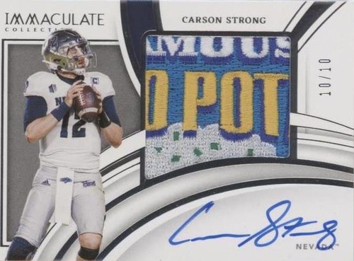2022 Panini Immaculate Collection Collegiate Carson Strong #PP7