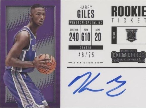 2017-18 Panini Contenders - Harry Giles #120
