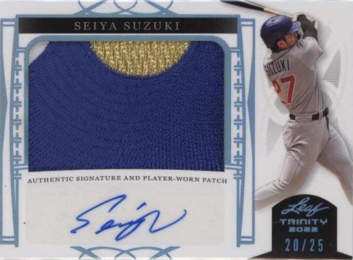 2022 Leaf Trinity - Seiya Suzuki #PA-SS2