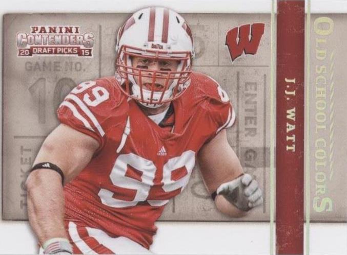 2015 Panini Contenders Draft Picks J.J. Watt #22