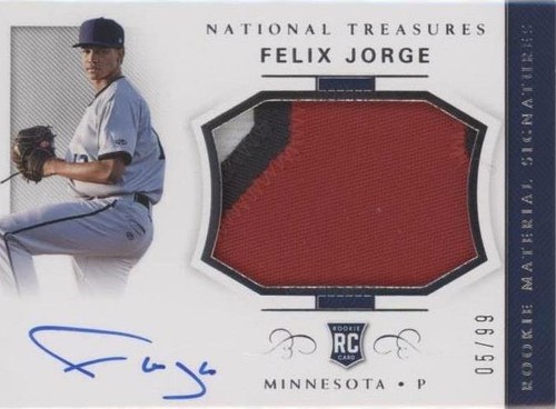 2018 Panini National Treasures - Felix Jorge #26